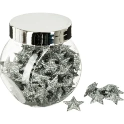 ACCESSOIRE BOCAL DECO PAILLETTE D.2CM ARGENT