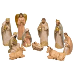 ACCESSOIRE SANTONS X10 PIECES RESINE H.15CM