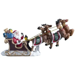 ACCESSOIRES VILLAGE DE NOEL SANTON TRAINEAU