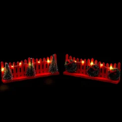 ACCESSOIRE VILLAGE DE NOEL BARRIERE X2 PIECES 14LEDS
