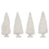 ACCESSOIRE VILLAGE SAPIN BLANC X4 PIECES