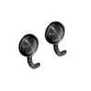 ACCROCHE TORCHON X2 GRIS NOIR TRANSPARENTS