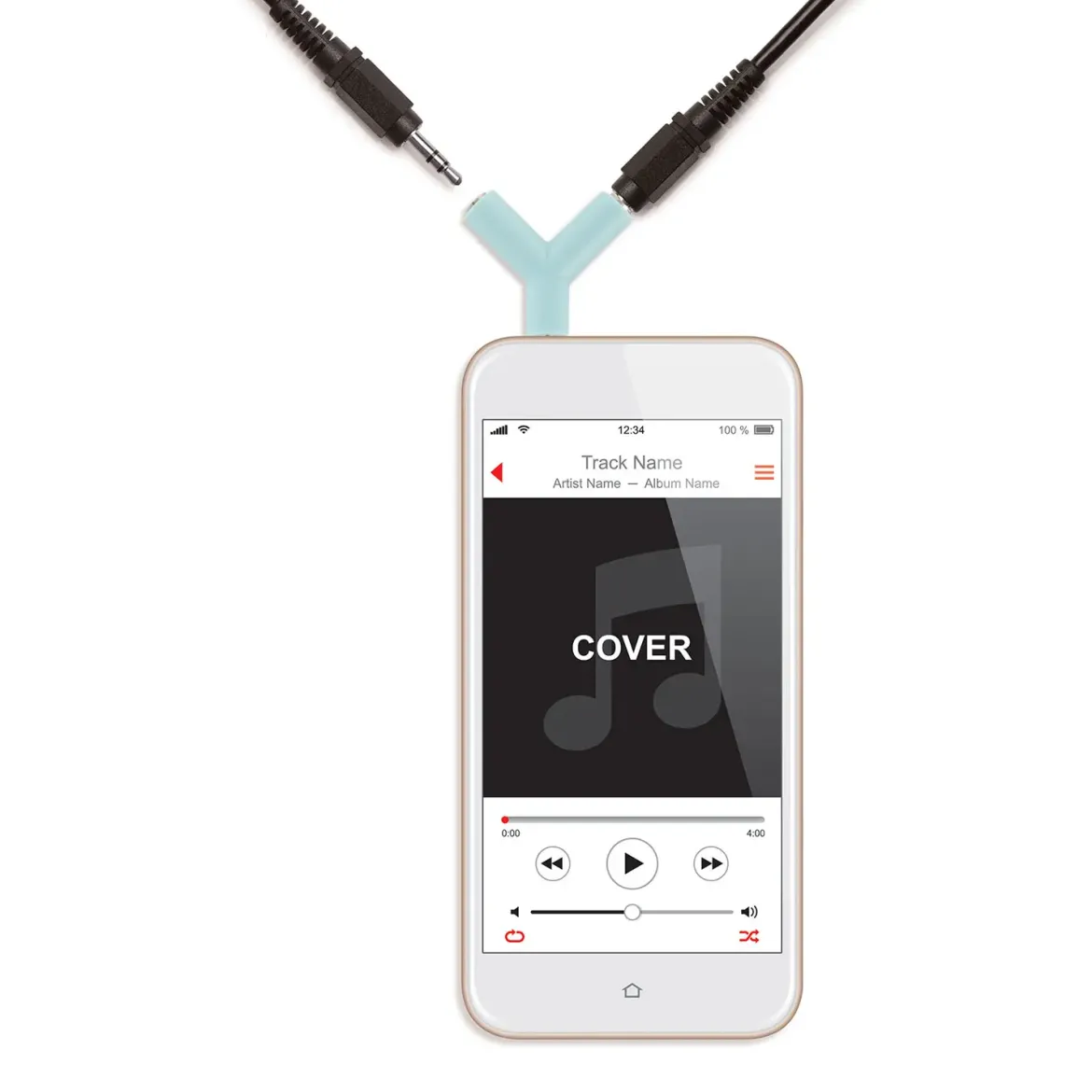 ADAPTATEUR DE PRISE AUDIO JACK 3.5MM