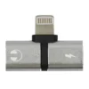 ADAPTATEUR DOUBLE AUDIO CHARGEMENT IPHONE