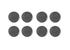 AIMANTS FORTS ASPECT METAL METAL 1 CM X 8 PCS