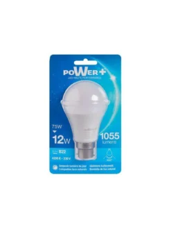 AMP.LED B22 12W 75W A60 LIC