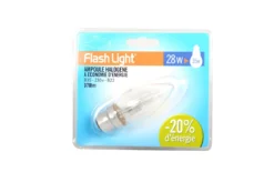 AMPOULE HALOGENE FLAMME 28W B22