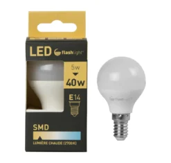 AMPOULE LED BOULE E14 5W