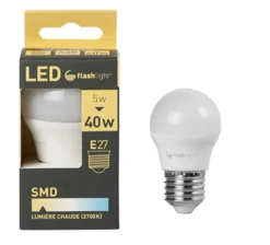 AMPOULE LED BOULE E27 5W