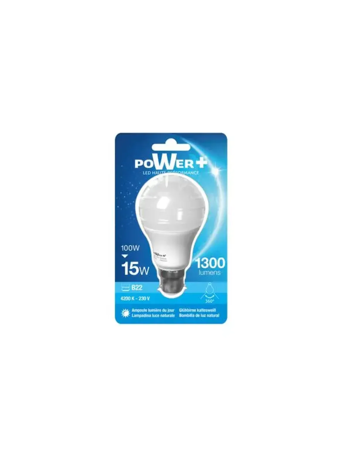 AMPOULE LED B22 15W 100W A60