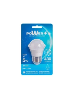 AMPOULE LED E27 5W 40W G45 POUR VARIATEUR