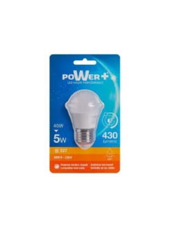 AMPOULE LED E27 5W 40W G45 POUR VARIATEUR