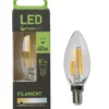AMPOULE LED 4 FILAMENTS BOUGIE E14 4W