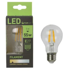 AMPOULE LED 4 FILAMENTS E27 6W
