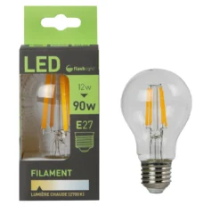AMPOULE LED 4 FILAMENTS E27 12W