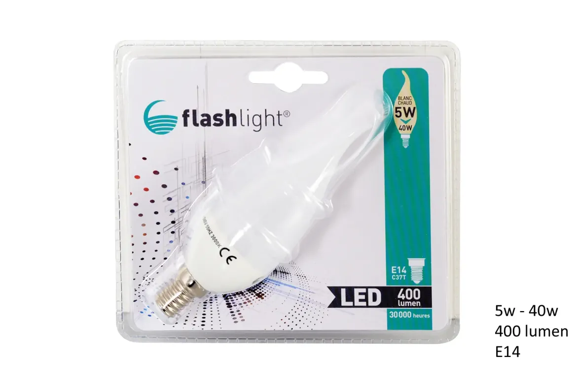 AMPOULE LED FLAMME E14 5W