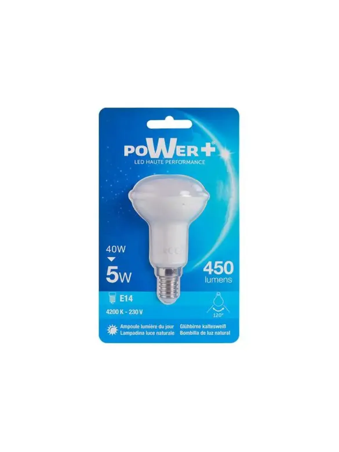 AMPOULE LED R50 5W E14 4200K 450LM