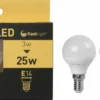 3 AMPOULES LED BOULE E14 3W
