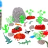 ANIMAUX MARINS AVEC DECOR X36 PIECES
