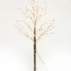 ARBRE EXTERIEUR GIVRE 120 LEDS BLANC CHAUD H.90CM