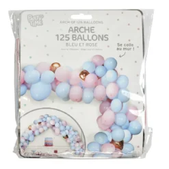 ARCHE BABY SHOWER 125 BALLONS