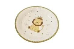 ASSIETTE CARTON LION COURONNE 18CM 300G X6 PIECES