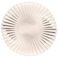 ASSIETTE DE PRESENTATION COQUILLE ARGENT 33CM