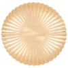 ASSIETTE DE PRESENTATION COQUILLE OR D.33CM