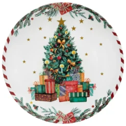 ASSIETTE DE PRESENTATION SAPIN CADEAU 33CM