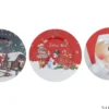 ASSIETTE METAL 33CM MOTIF NOEL
