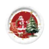 ASSIETTE TRADITIONNEL SANTA D.23CM X6 PIECES