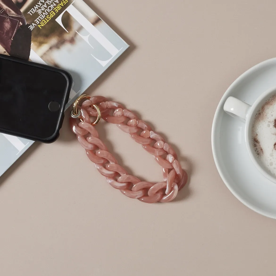 ATTACHE POIGNET SMARTPHONE UNIVERSEL MAILLE