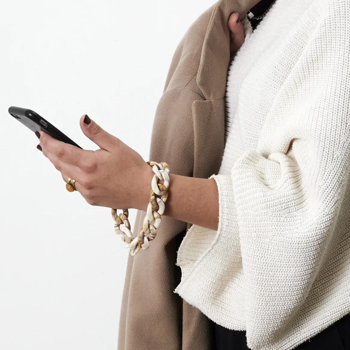 ATTACHE POIGNET SMARTPHONE UNIVERSEL MAILLE