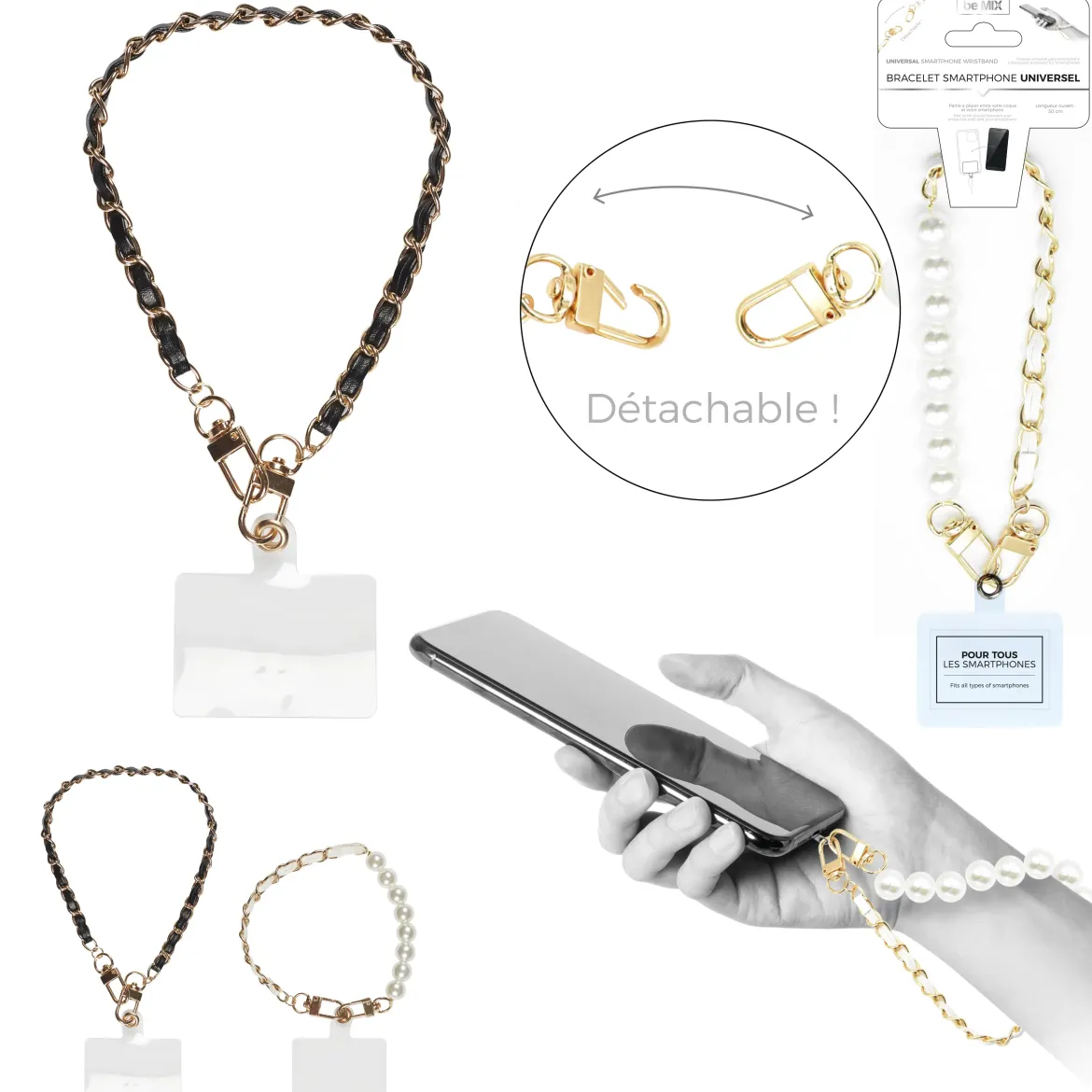 ATTACHE POIGNET SMARTPHONE UNIVERSEL