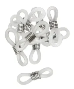 ATTACHES CORDONS LUNETTES TRANSPARENTS X20 PIECES