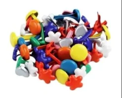 ATTACHES PARISIENNES COEUR 0.6 X 1.2 CM X 50 PCS