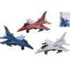 AVION DE CHASSE PLASTIQUE RETRO A FRICTION