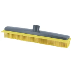 BALAI CAOUTCHOUC AVEC RACLETTE 30CM GRIS CURRY