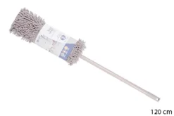 BALAI MOP CHENILLE MANCHE METAL TELESCOPIQUE 130CM TAUPE