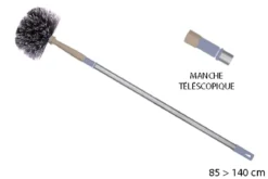 BALAI TETE DE LOUP MANCHE TELESCOPIQUE