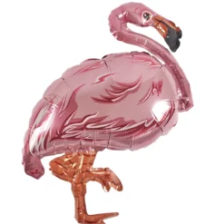 BALLON ALUMINIUM FLAMANT 50CM