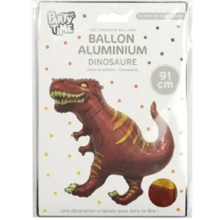 BALLON ALUMINIUM DINOSAURE 91CM