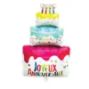 BALLON ALUMINIUM GATEAU ANNIVERSAIRE 103CM