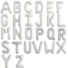 BALLON ALUMINIUM LETTRE 35CM ARGENT