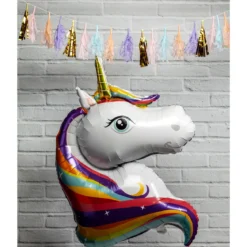 BALLON ALUMINIUM LICORNE 100CM