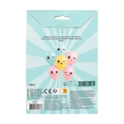 BALLON BAUDRUCHE AVEC STICKER KAWAII X10PCS