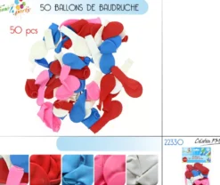 BALLON BAUDRUCHE D.20CM X50 PIECES