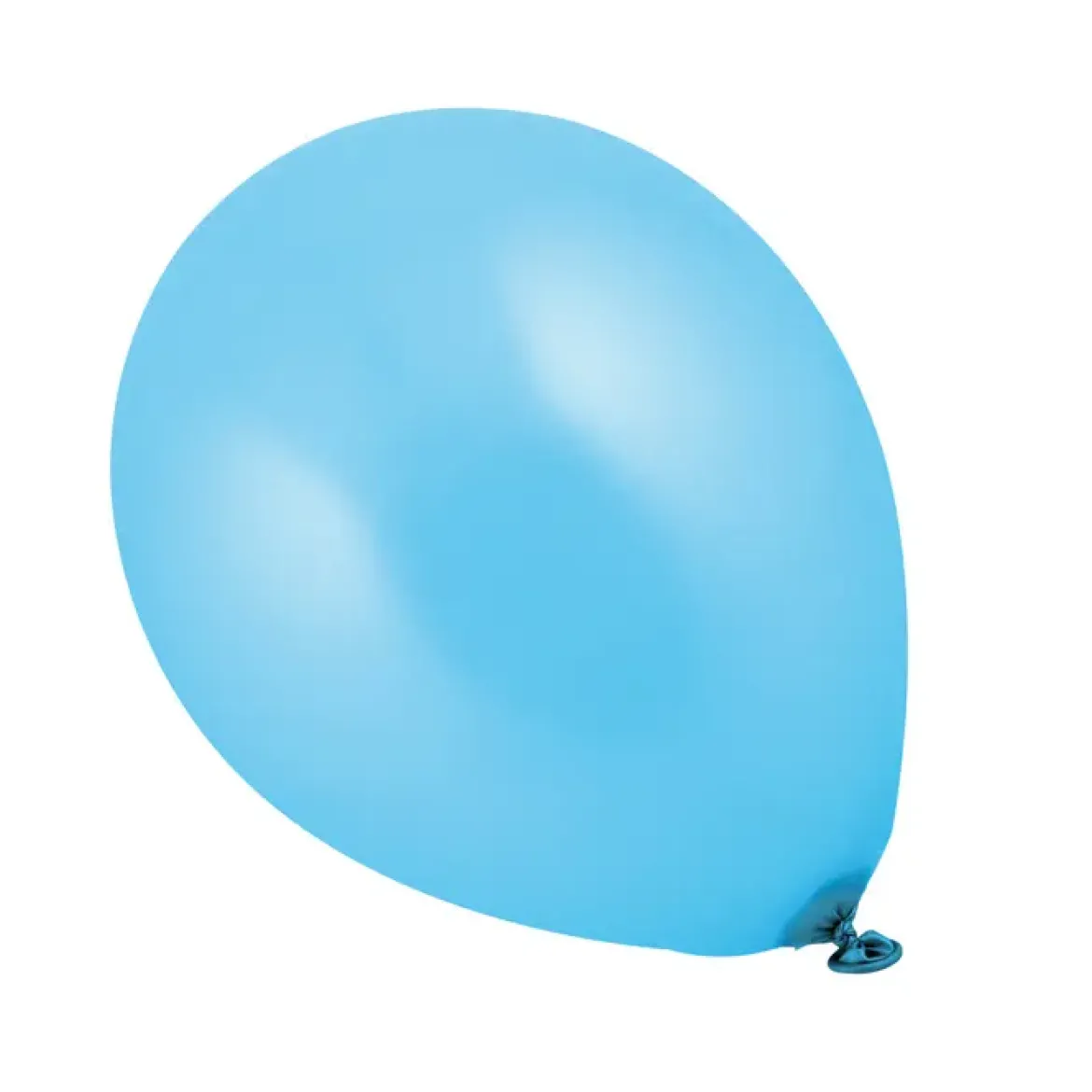 BALLON BLEU PASTEL N12 X10PCS