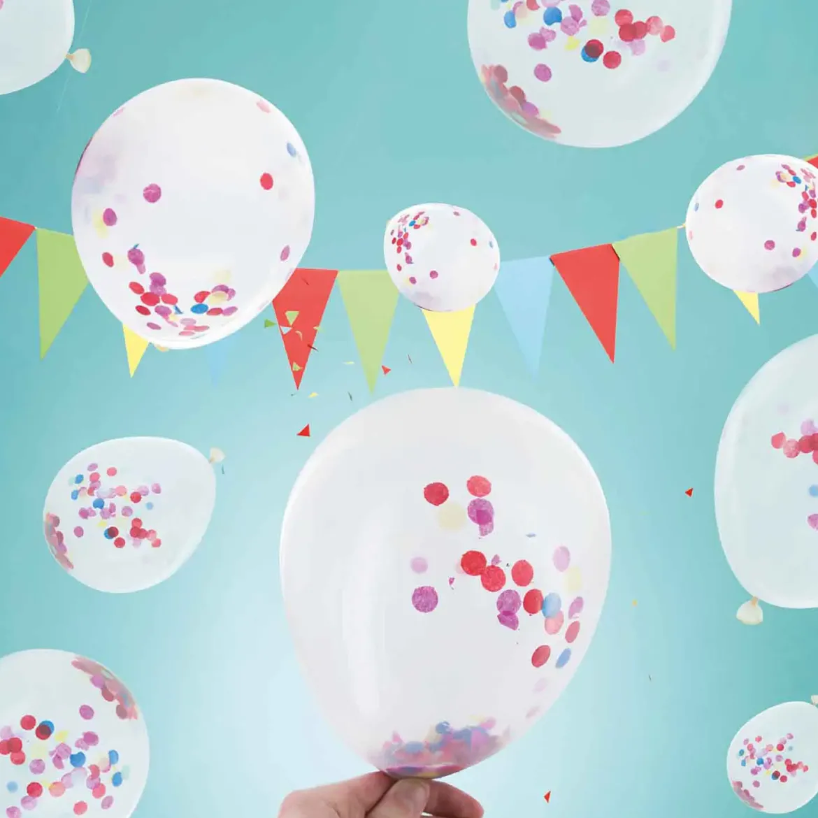 BALLON CONFETTIS X10