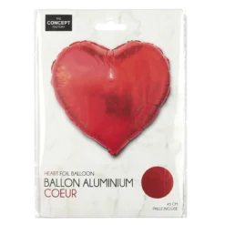 BALLON FOIL COEUR 45CM